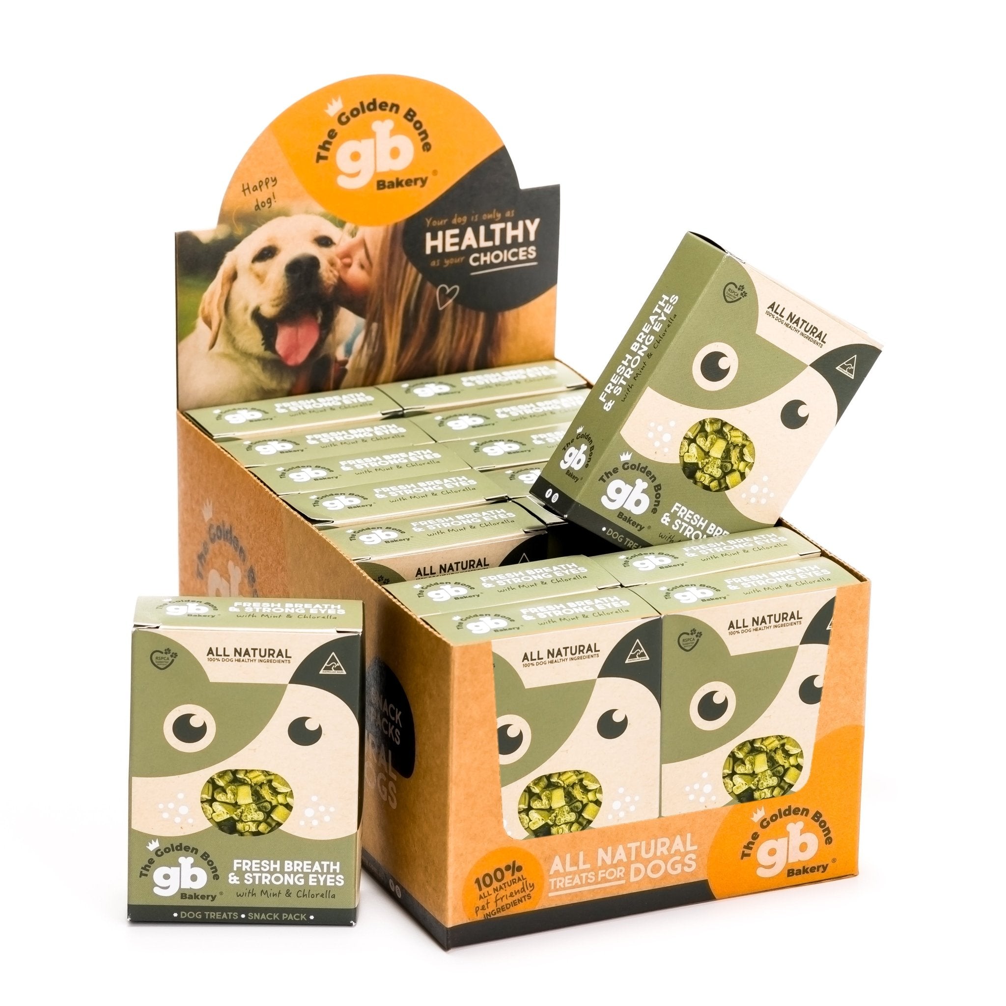 SNACK PACKS Fresh Breath Dog Treats – The Golden Bone Bakery