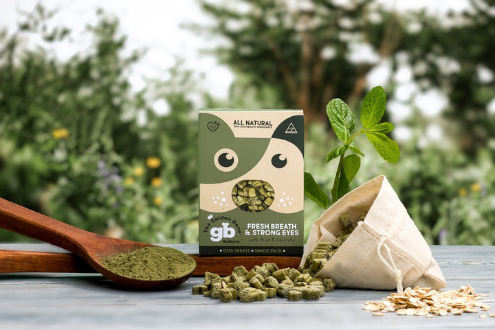 Buy Fresh Breath & Strong Eyes Dog Treats with Mint at The Golden Bone Bakery