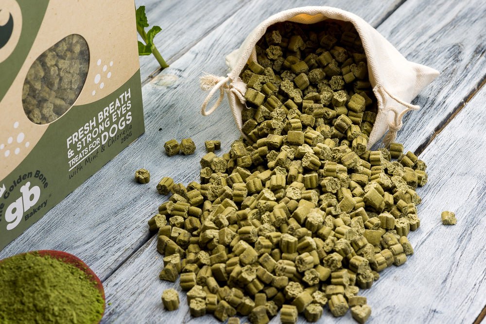 Buy Fresh Breath & Strong Eyes Dog Treats with Mint at The Golden Bone Bakery
