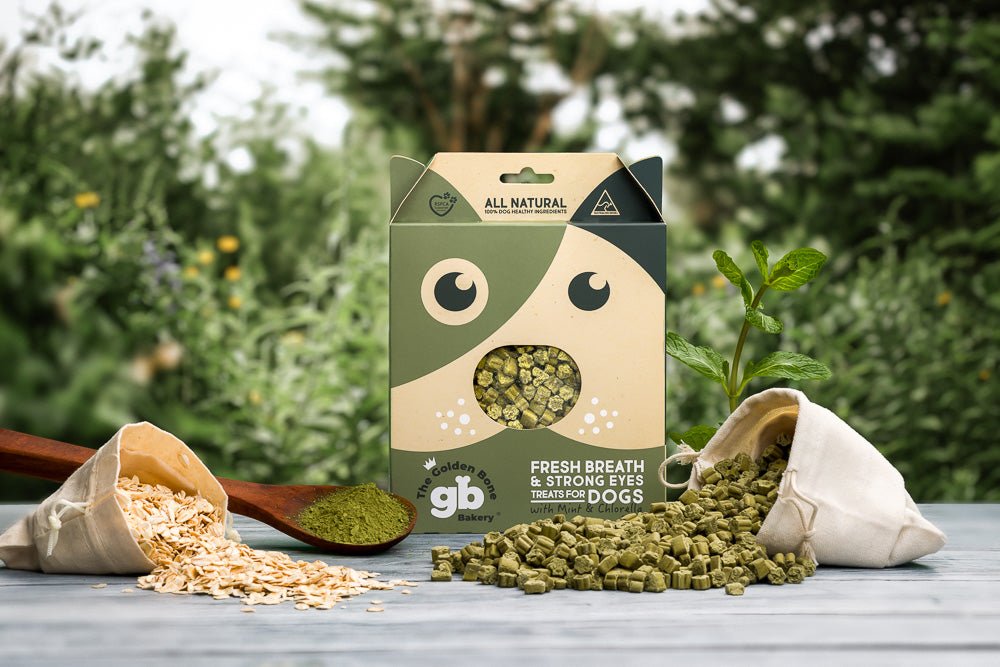 Buy Fresh Breath & Strong Eyes Dog Treats with Mint at The Golden Bone Bakery