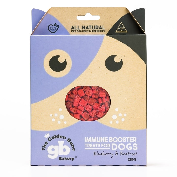 Buy Immune Booster Dog Treats with Blueberries at The Golden Bone Bakery