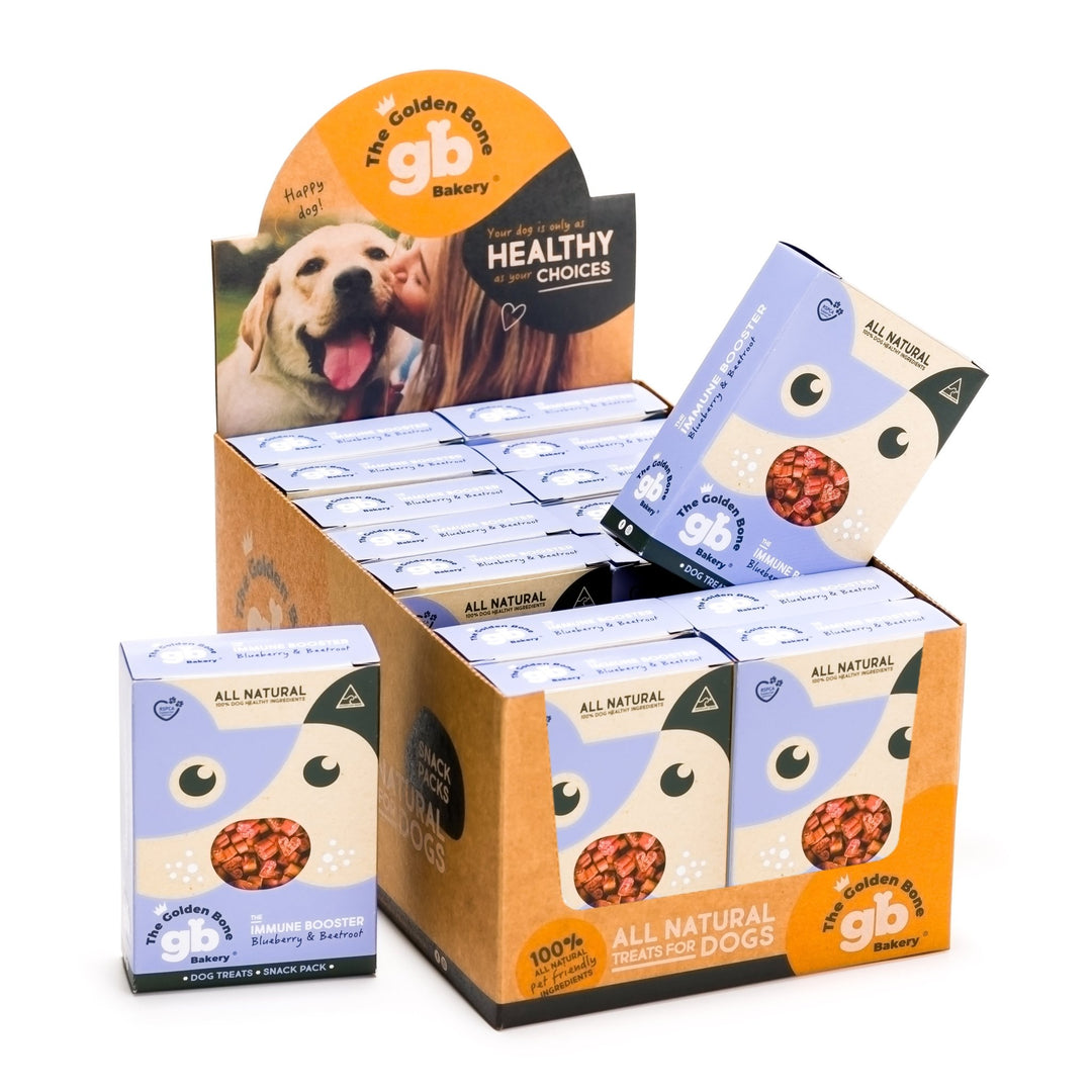 Buy Immune Booster Dog Treats with Blueberries at The Golden Bone Bakery