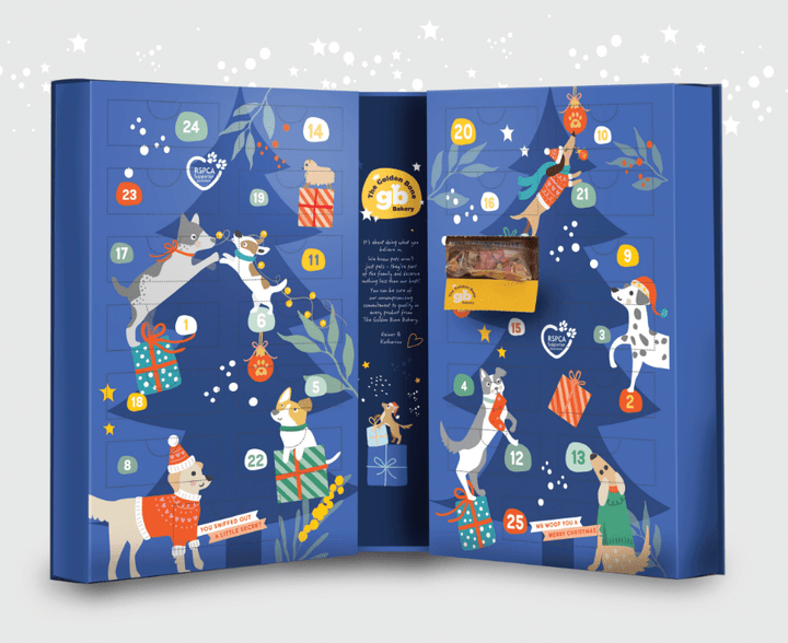 Buy Santa Paws Dog Treats Advent Calendar Christmas at The Golden Bone Bakery