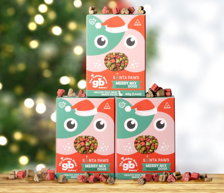 Buy Santa Paws Merry Mix Christmas Dog Treats at The Golden Bone Bakery