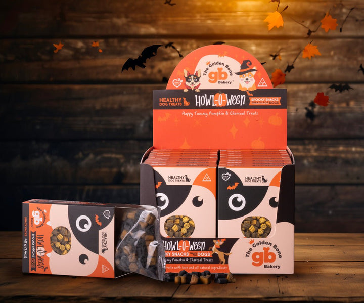 Buy Spooky Howl - o - ween Dog Treats at The Golden Bone Bakery