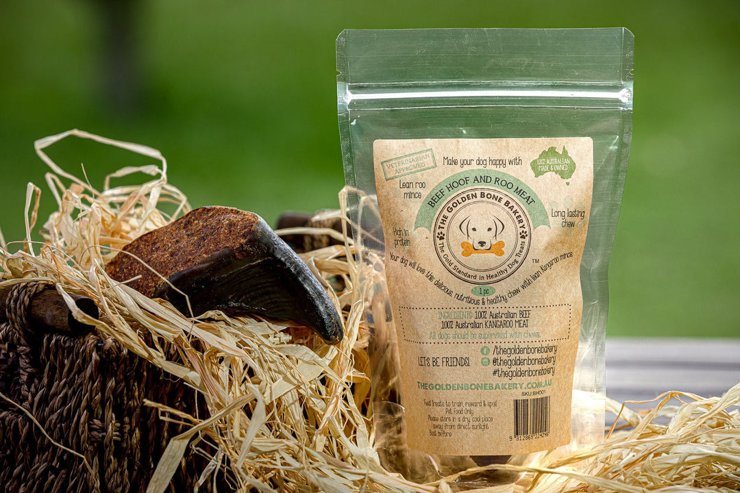 Buy Beef Hoof filled with Kangaroo Meat at The Golden Bone Bakery