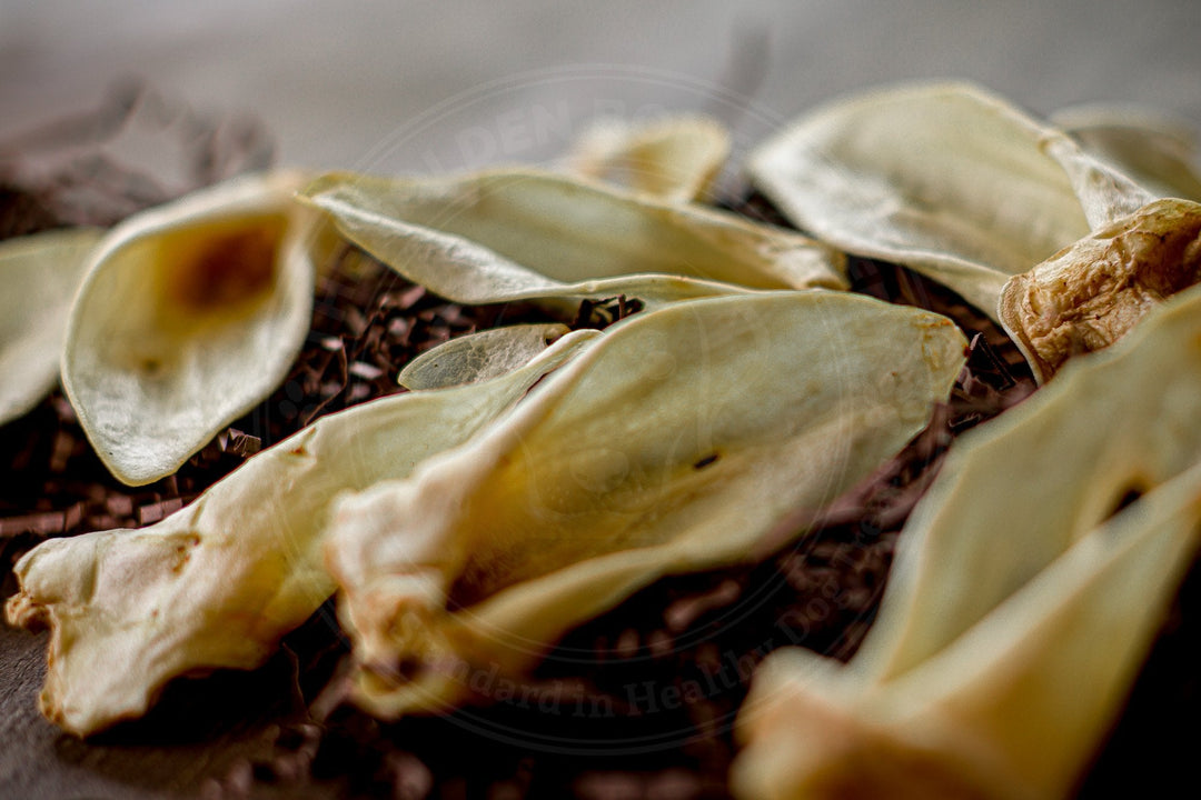 Buy Lamb Ears - dog chews for small breeds at The Golden Bone Bakery