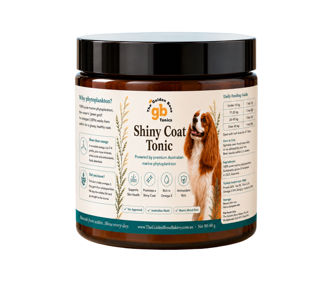 Shiny Coat Tonic | Marine Phytoplankton | Skin & Coat Supplement for Dogs