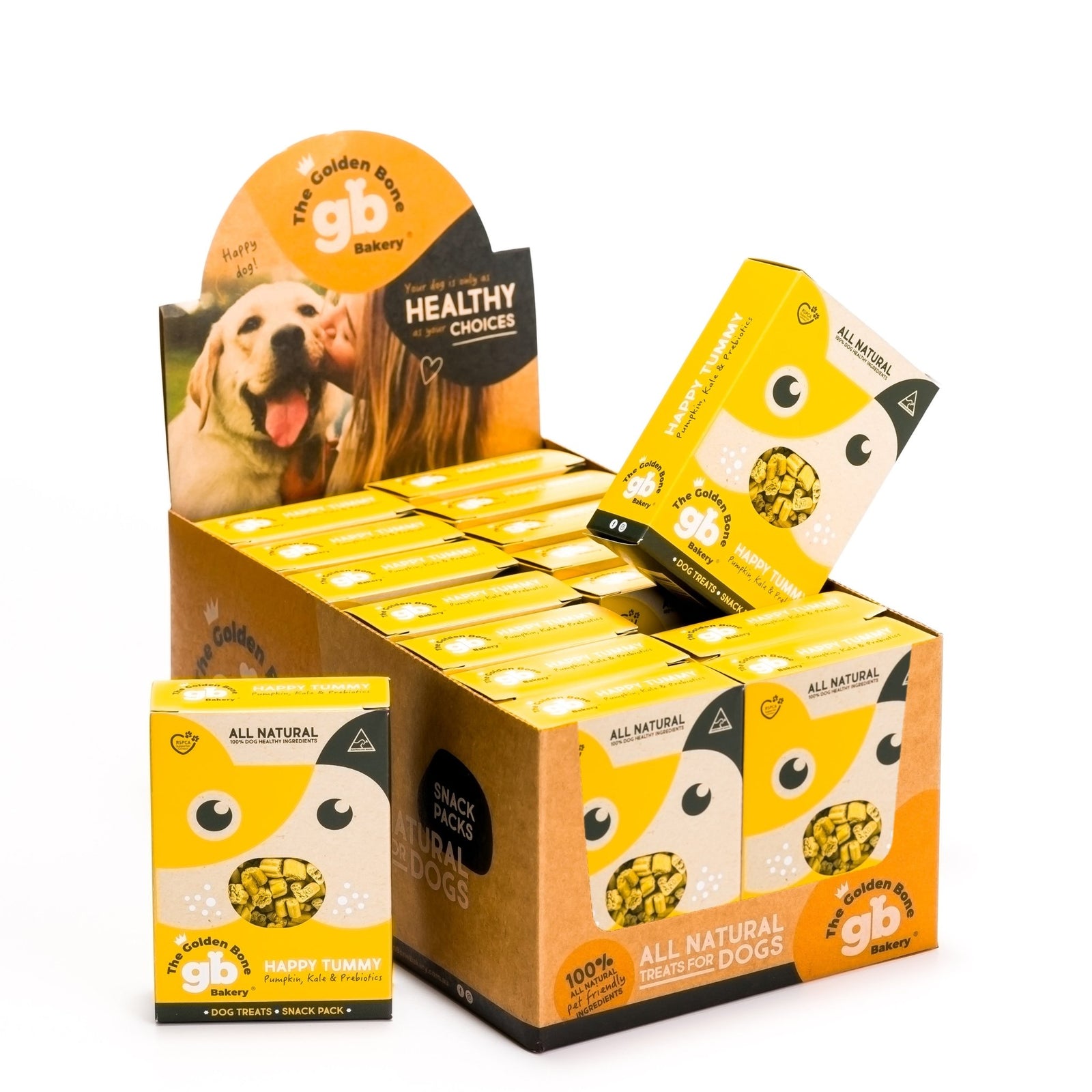 Buy Happy Tummy Dog Treats with Prebiotics at The Golden Bone Bakery