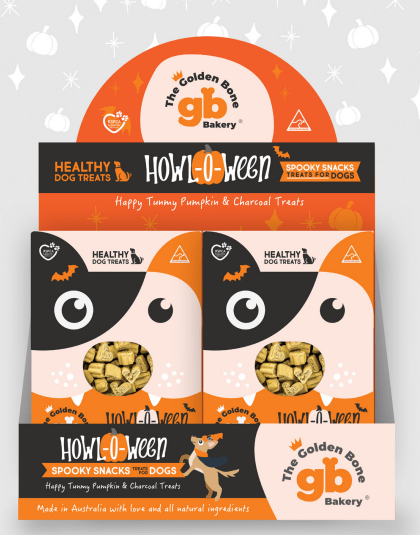 Buy Spooky Howl - o - ween Dog Treats at The Golden Bone Bakery